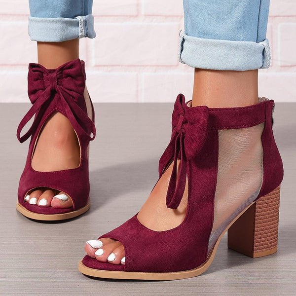 ISABELLA | ORTHOPEDIC HEELS WITH BOW CHARM