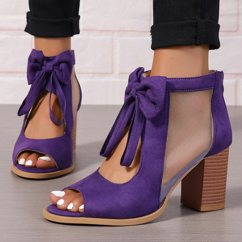 ISABELLA | ORTHOPEDIC HEELS WITH BOW CHARM